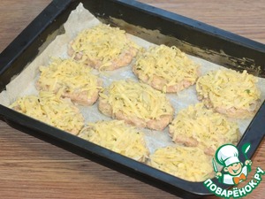 Котлеты из фарша индейки под шубкой Котлеты из фарша индейки под шубкой