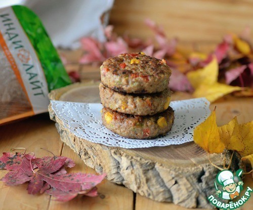 Котлеты из индейки по-гавайски