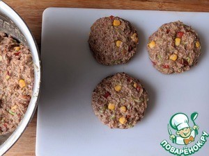 Котлеты из индейки по-гавайски