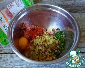 Котлеты из индейки с капустой Котлеты из индейки с капустой