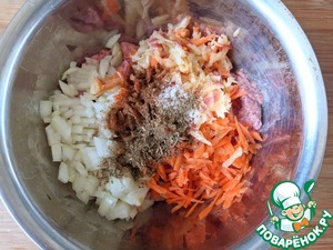 Котлеты из индейки с кукурузной полентой Котлеты из индейки с кукурузной полентой