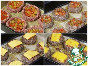 Котлеты с овощами и сыром Котлеты с овощами и сыром