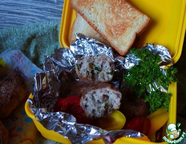 Котлеты с жареной печенью индейки Котлеты с жареной печенью индейки