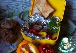 Котлеты с жареной печенью индейки Котлеты с жареной печенью индейки