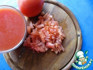 Коурма шурпа, жареная