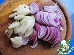 Коурма шурпа, жареная