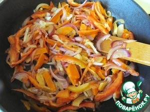 Коурма шурпа, жареная