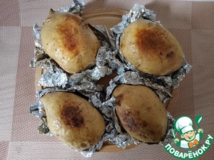 "Крошка-картошка" с грибным соусом