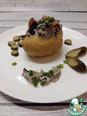 "Крошка-картошка" с грибным соусом