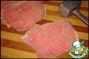 Крученики в подливке из белых грибов