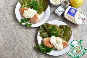 Куриная грудка с яблочно-сырным соусом Куриная грудка с яблочно-сырным соусом