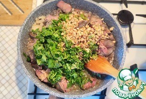 Куриная печень по-кавказски