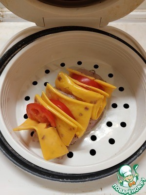 Куриное филе с плавленым сыром