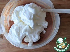 Куриное суфле с печенью и сыром