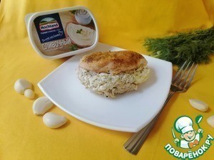 Куриные кармашки с необычной начинкой Куриные кармашки с необычной начинкой