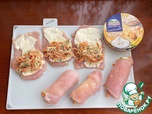 Куриные рулетики "Сытный ужин"