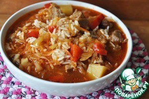 Лагман из риса