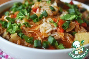 Лагман из риса