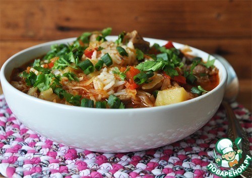 Лагман из риса