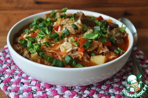 Лагман из риса