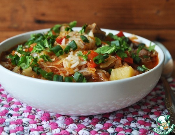 Лагман из риса