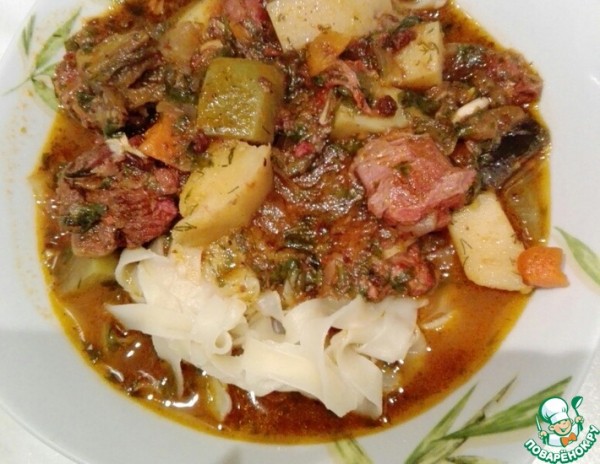 Лагман с говядиной Лагман с говядиной