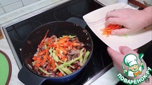 Лагман с картофелем