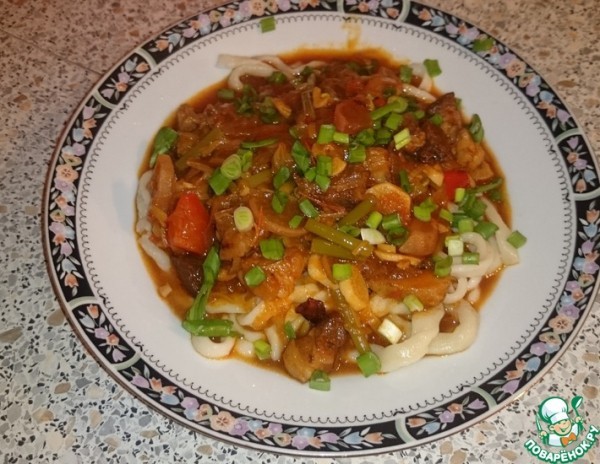 Лагман уйгурский особый "Красный Император" Лагман уйгурский особый "Красный Император"