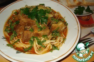 Лагман в мультиварке Лагман в мультиварке