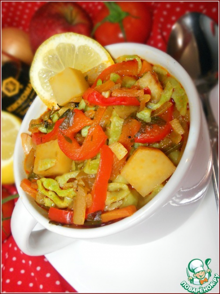 Лапша из зеленого горошка с овощами Лапша из зеленого горошка с овощами