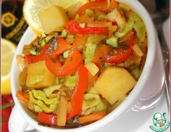 Лапша из зеленого горошка с овощами Лапша из зеленого горошка с овощами