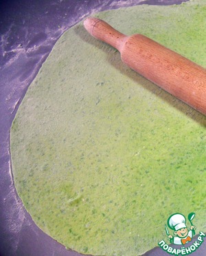 Лапша из зеленого горошка с овощами Лапша из зеленого горошка с овощами