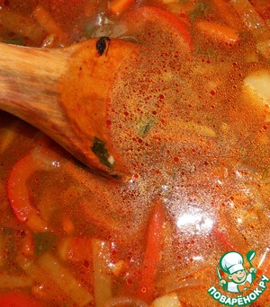 Лапша из зеленого горошка с овощами Лапша из зеленого горошка с овощами