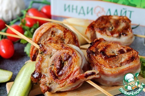 "Леденцы" на палочке из индейки