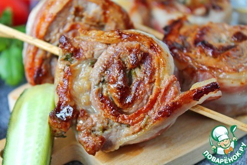 "Леденцы" на палочке из индейки