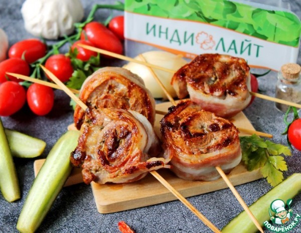 "Леденцы" на палочке из индейки