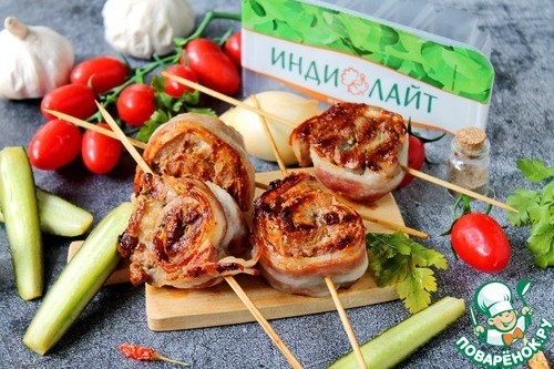 "Леденцы" на палочке из индейки