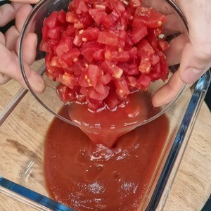 Ленивая лазанья с острым соусом