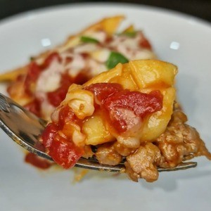 Ленивая лазанья с острым соусом