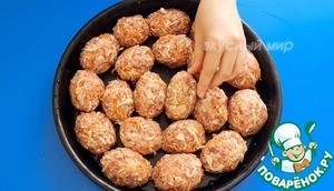 Ленивые голубцы или котлеты в духовке