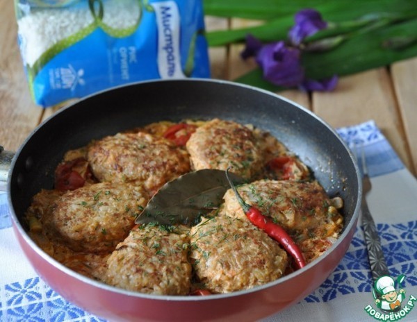 Ленивые голубцы на сковороде