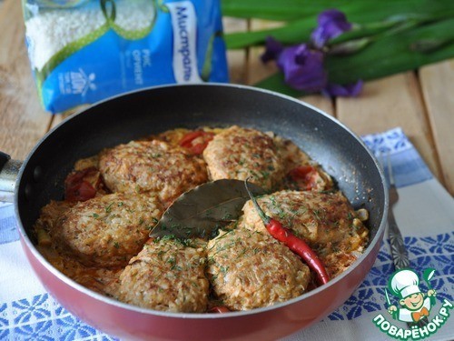 Ленивые голубцы на сковороде