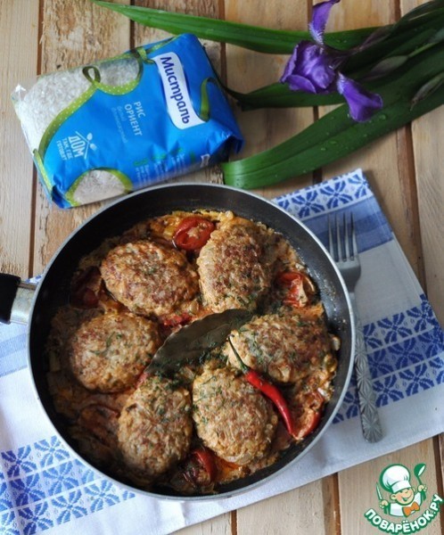 Ленивые голубцы на сковороде