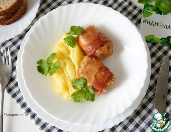 Ленивые голубцы в беконе