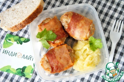 Ленивые голубцы в беконе