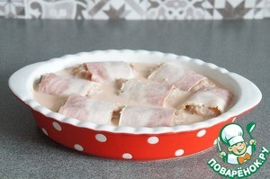 Ленивые голубцы в беконе