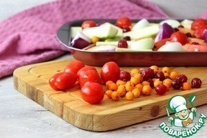 Люля-кебаб с фруктово-овощным гарниром Люля-кебаб с фруктово-овощным гарниром