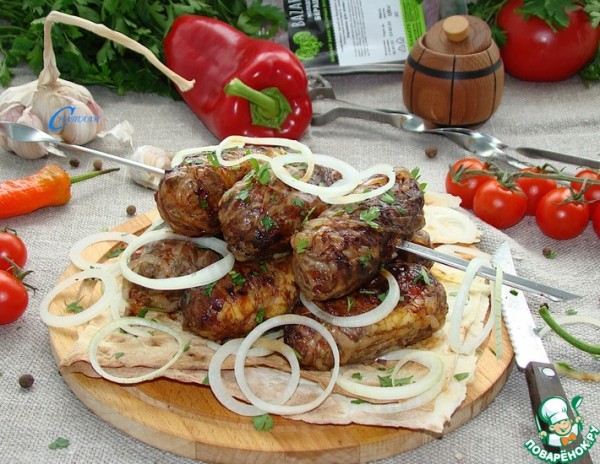 Люля-кебаб с моцареллой