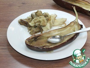 Лодочки из баклажана с творожным сыром Лодочки из баклажана с творожным сыром