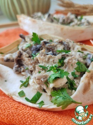 Лодочки из лаваша Лодочки из лаваша